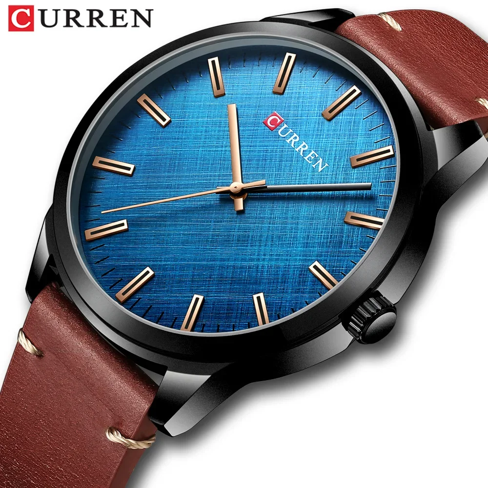 Curren 8386 Men\'s  Waterproof Quartz Watch Business Men\'s Watch Fashion Belt Watch