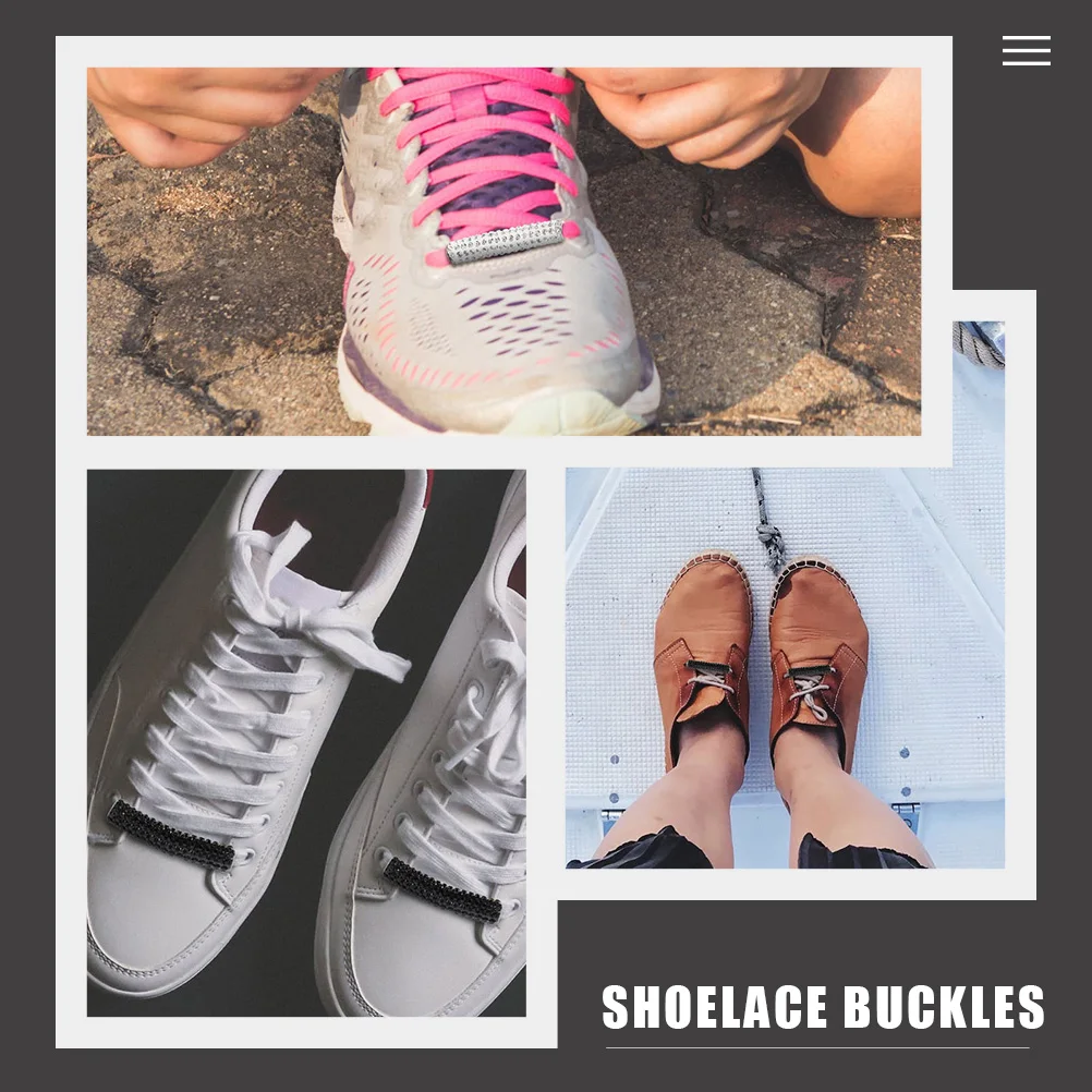 

8Pcs Shoelace Decorative Buckles Rhinestone Studded Shoes DIY Accessories Replacement Buckles for Sports Sneakers