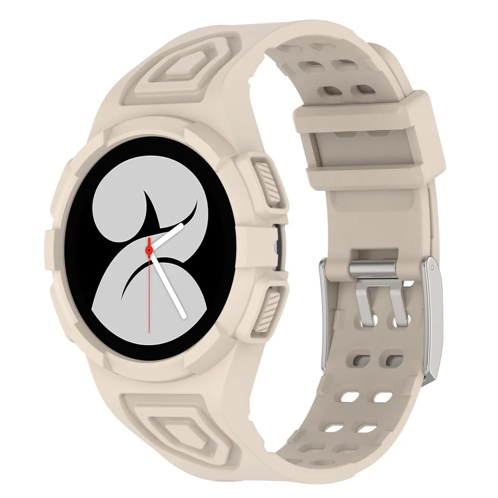 Bracelet de montre en TPU réglable pour Samsung Galaxy Watch, boîtier de montre de prévention des chutes, style sportif, 6mm, 5/4mm, 44mm