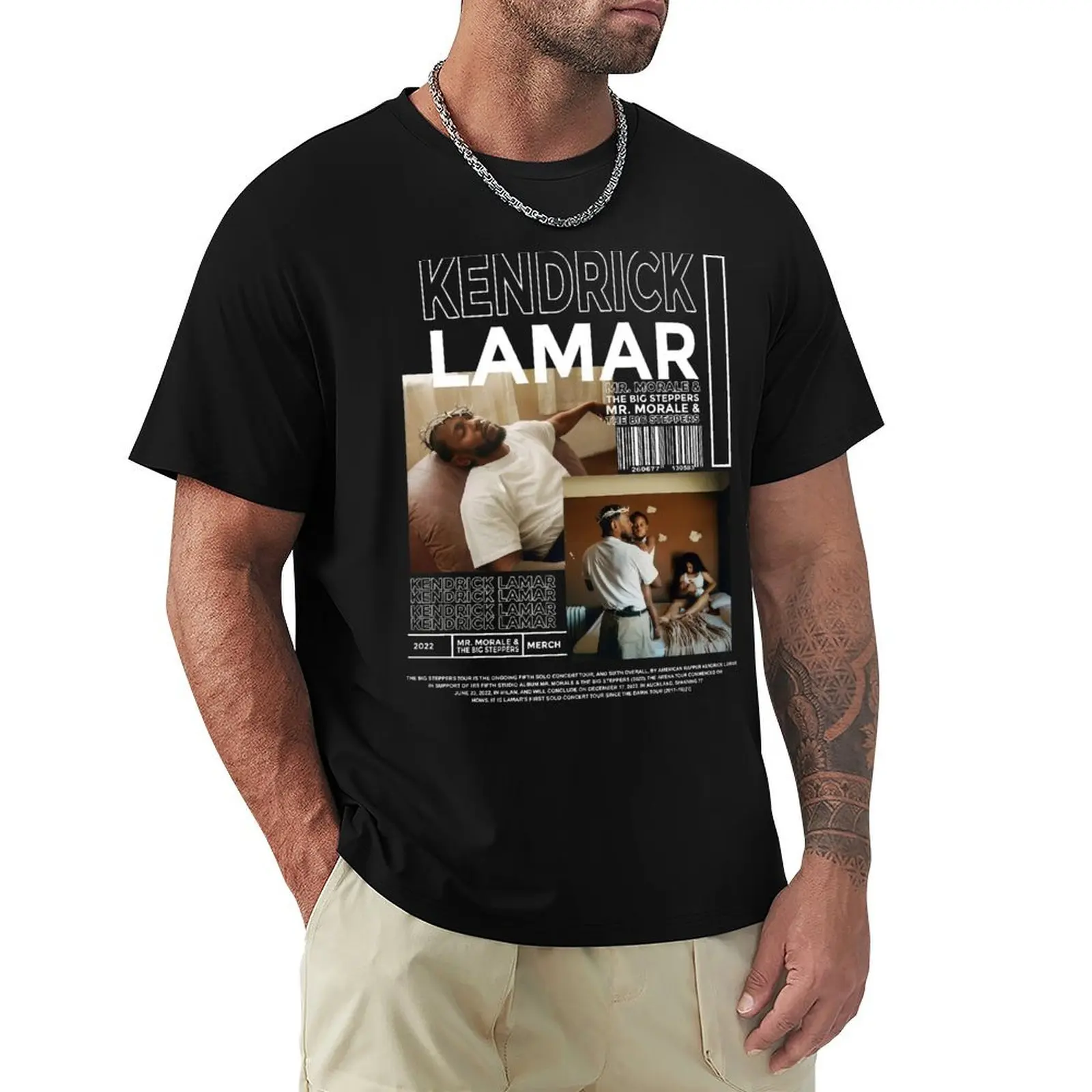 Kendrick Lamar Vintage 90s T-Shirt Work Wear Breathable Tee