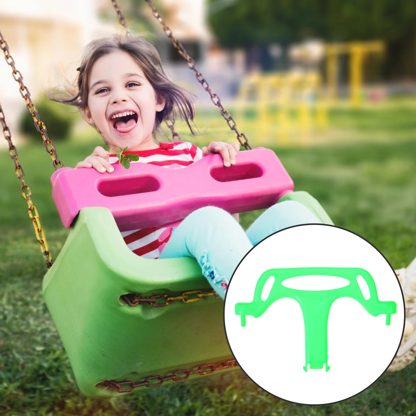

Safety Handle Attachment For Outdoor Replacement T Bar Guard For Toddler Baby Swing Green Compatible With Backyard Kids