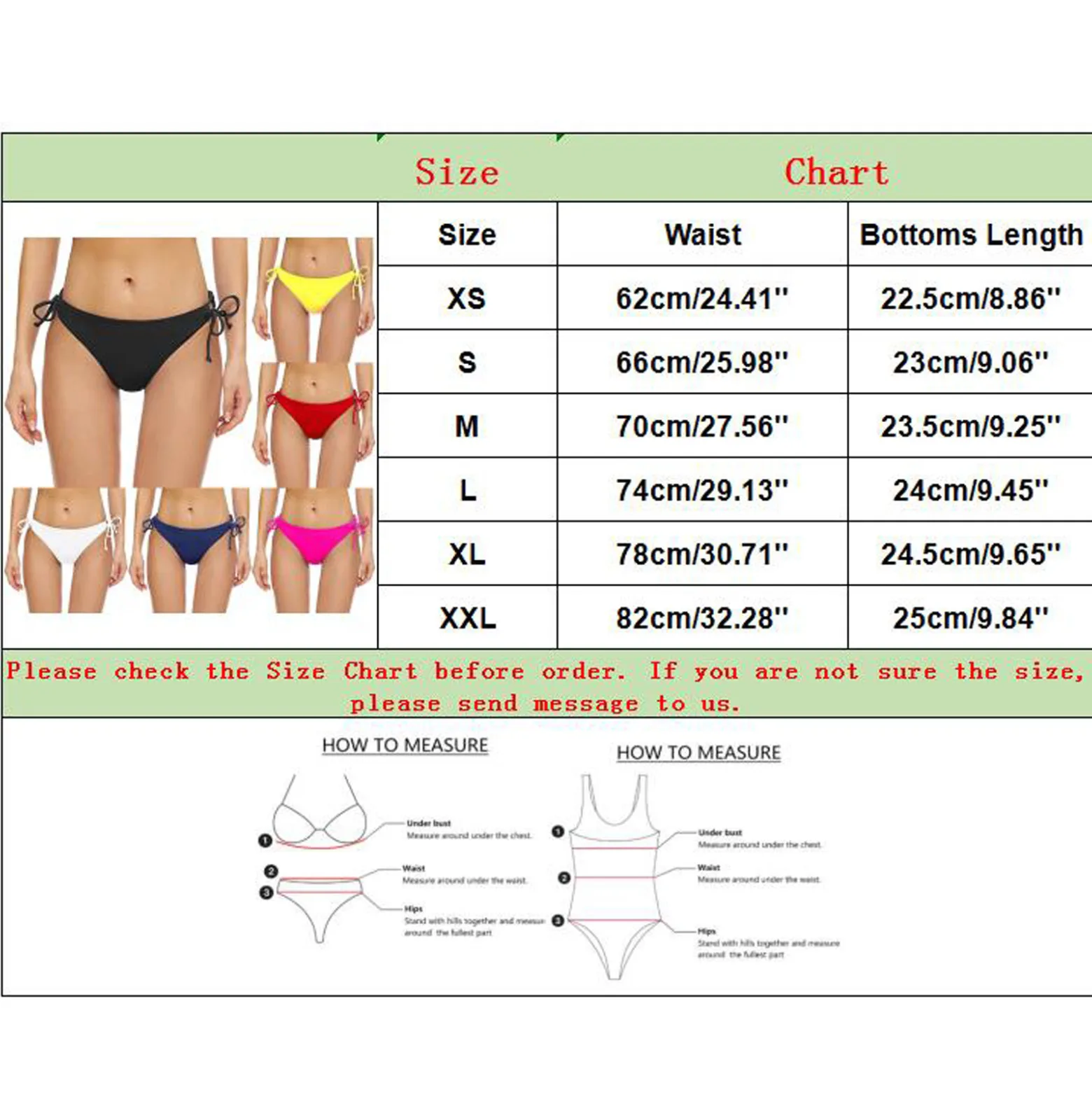 Women Vintage Print Low Waist Brazilian Bikini Bottom Swimwear Briefs Beachwear Brazilian Bikini Bottom Side Tie Thong Bathing