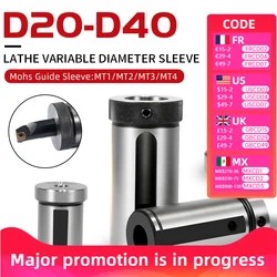 D16/D20/D25/D32/D40-6~32/MT1/MT2/MT3/MT4 CNC Lathe Tool Holder Tool Magazine Guide Bushing Straight Shank Auxiliary Guide Sleeve