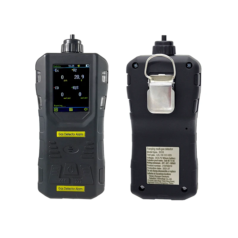 محلل غاز انبعاث السيارات 4 في 1 محمول، جهاز مراقبة غاز عادم السيارات VOC لفحص المركبات #4