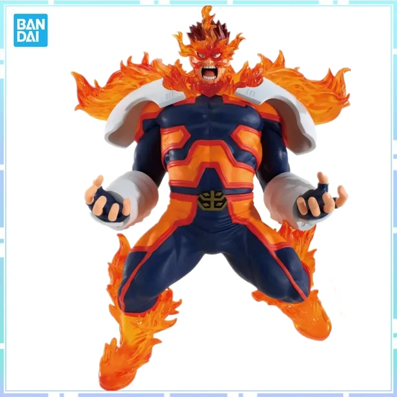 Bandai Original Banpresto Anime My Hero Academia THE AMAZING HEROES PLUS Endeavour PVC Action Figure Model Collection Toy Gift