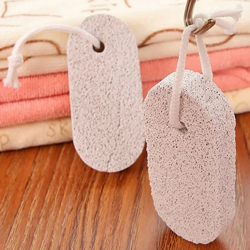 1PC Pumice Stone Exfoliating Foot Rub Feet Comfortable Itchy Skin Gentle Pedicure Tool Massage Brush Bath Stone Cleaning Brush