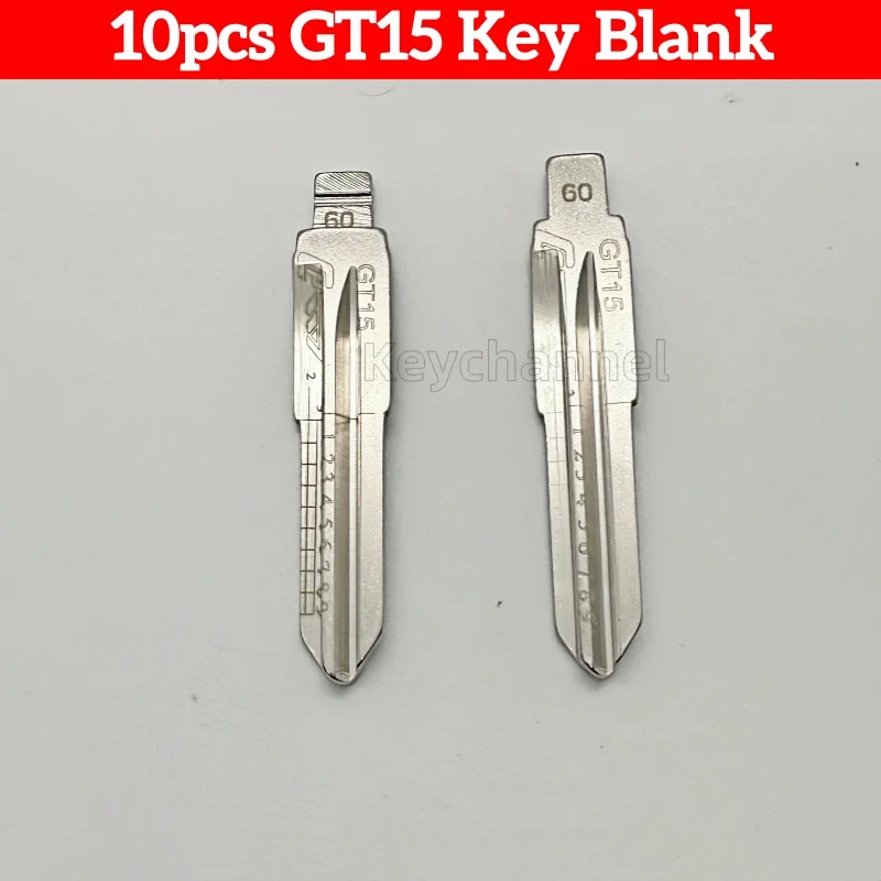

5 шт. GT15 #60 лезвие для автомобильного ключа с гравировкой, лезвие для резки зубов, чистый клипер, лезвие для ключа для Fiat Palio Ferrari