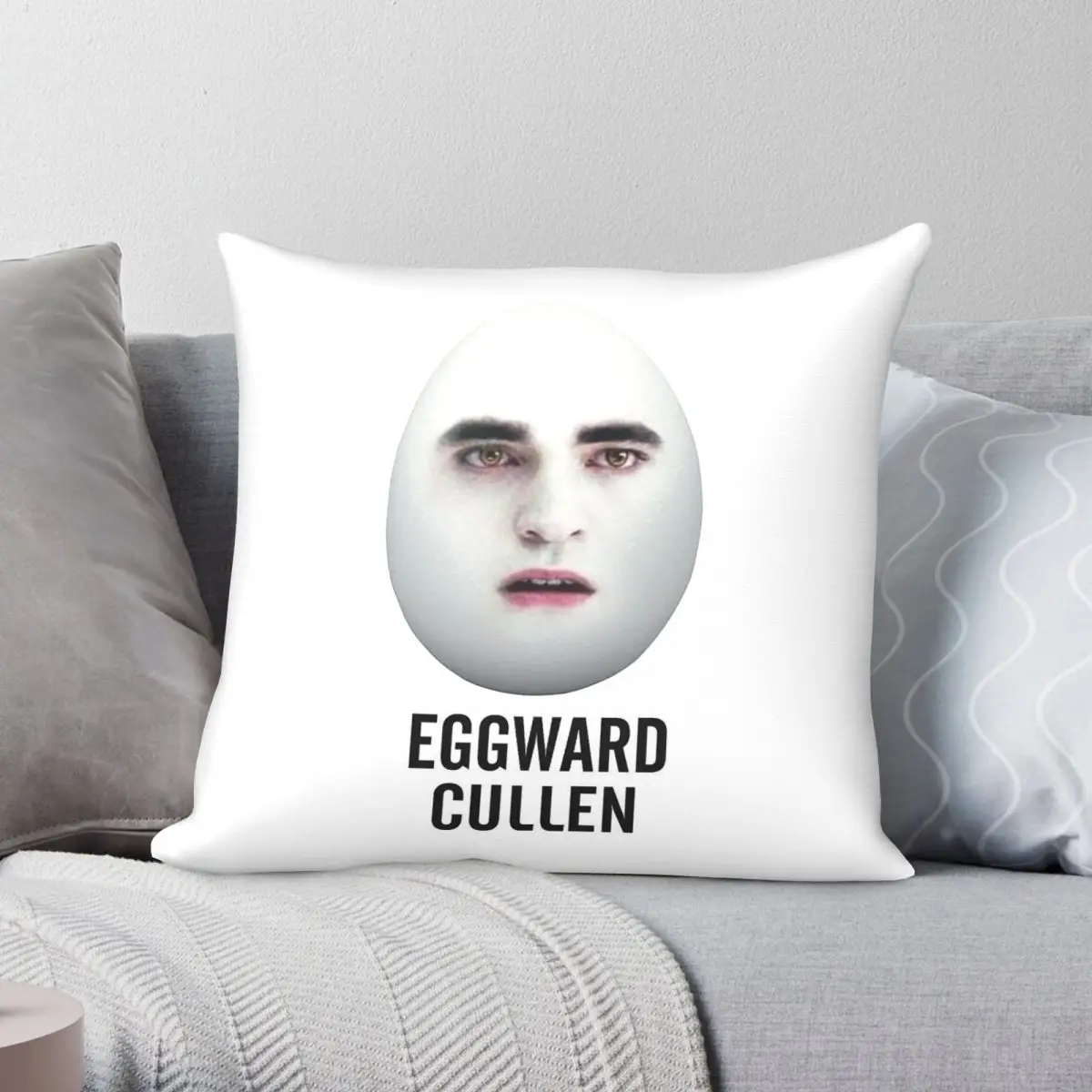 Twilight Eggward Cullen Square Pillowcase Polyester Linen Velvet Printed Zip Decor Throw Pillow Case Car Cushion Cover