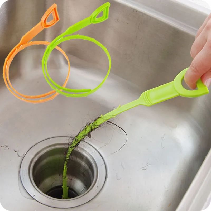 Creative Kitchen Pipeline Dredge Hair Sewer Filter Cleaners for Bathroom Shower Removal Clog Hair Dredge Tools Accessories