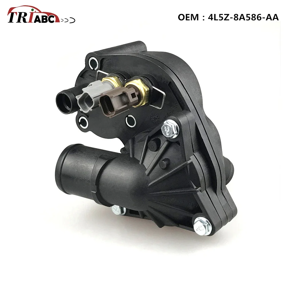 97JM-9K478-AE 4L5Z-8A586-AA 4L5Z8A586AA YU3Z8A586AA Coolant Thermostat & Housing For Ford Explorer Mazda 3 5 6 Mercury