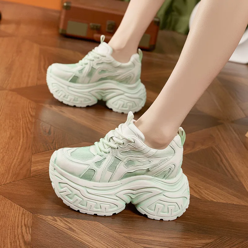 Women's Fashion Chunky Platfor – Platform Sneakers Chunky recenzja i cena