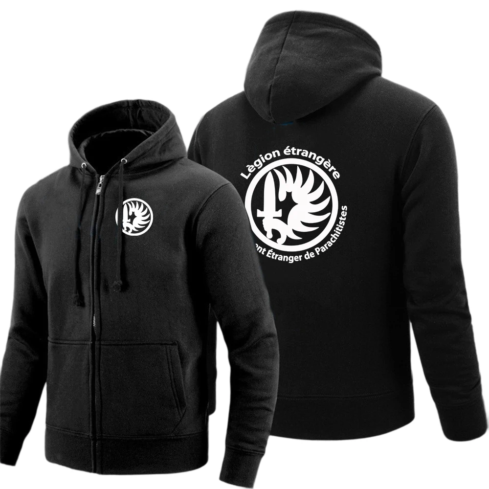 French Foreign Legion Special Forces War Army Men's New Hoodies Long Sleeve Design Hooded Sweatshirt for Men Sportswear Jacket