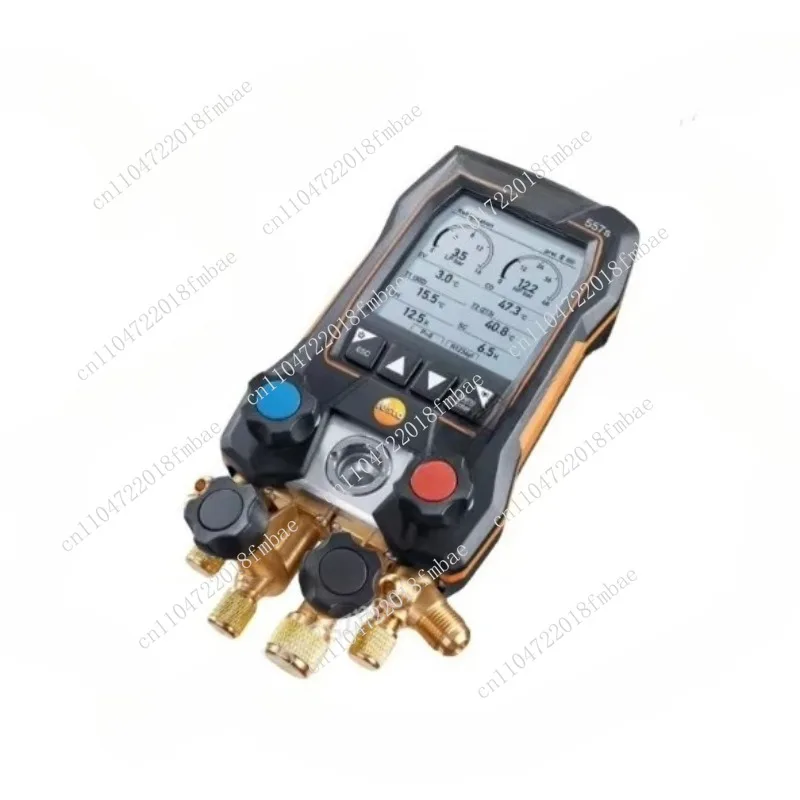 557S Intelligent Digital Manifold with Bluetooth, Bidirectional Valve Group, Fixed Cable Clamp & Temperature Probe
