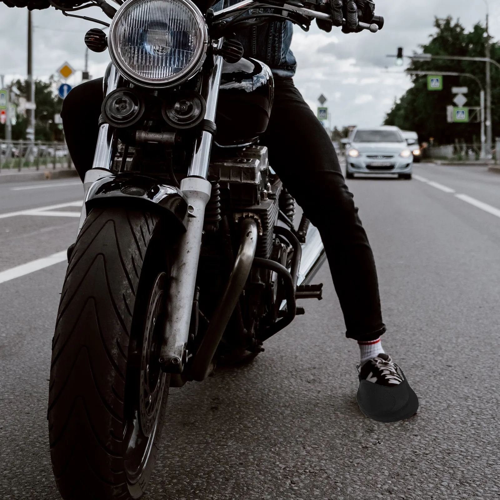 Cycling Commute Shoes - Su Geçirmez Motosiklet Vites Değiştirme Ayakkabı