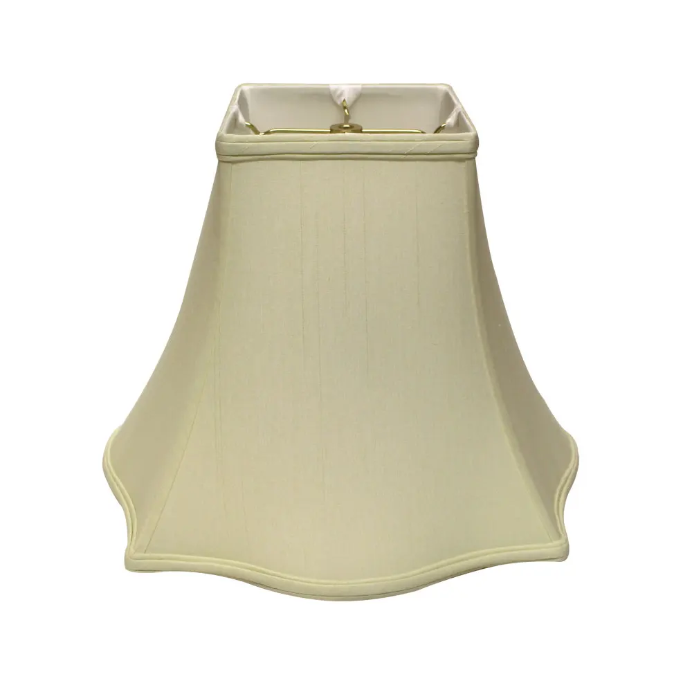 

Slant Fancy Square Softback Lampshade with Sturdy Metal Washer Fitter High-quality Monay Shantung Light Cover for Table Lamps