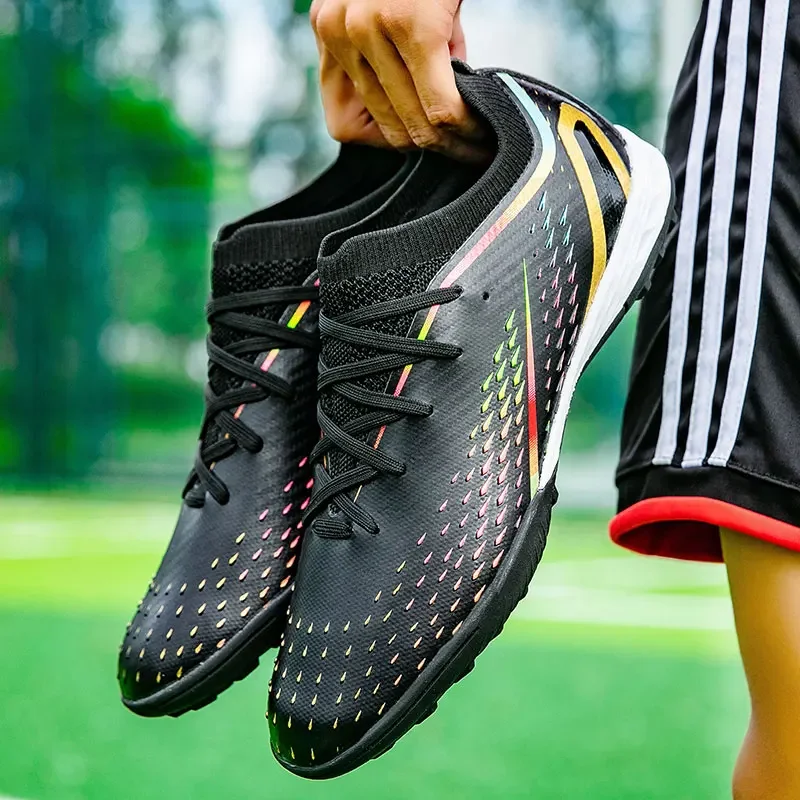 Original Men\'s Soccer Shoes Non-Slip Turf Soccer Cleats FG Training Football Shoes Sneakers Football Boots for Men Free Shipping