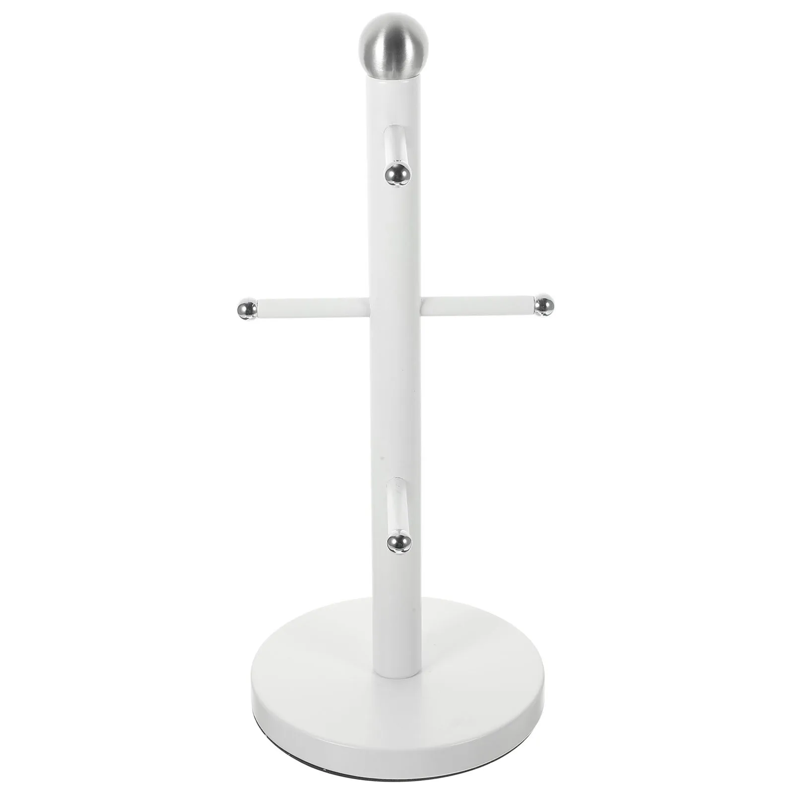 

1pc Iron Rack, Coffee Mug Holder For Counter, Tea Cup Storage Organizer, Kitchen Countertop Accessory, Mug Tree Stand, Bar