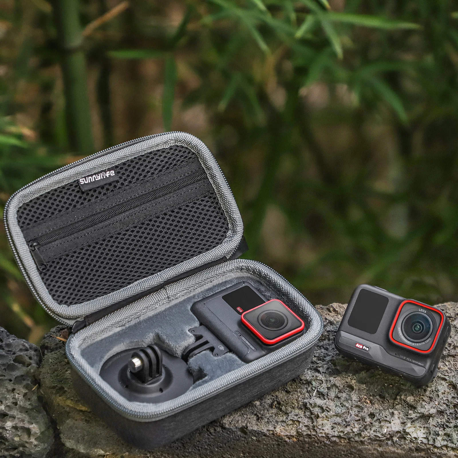 Bolsa de armazenamento padrão de alta qualidade para insta360 ace/ace pro bolsa de armazenamento portátil cinza pacote padrão caixa protetora acessórios