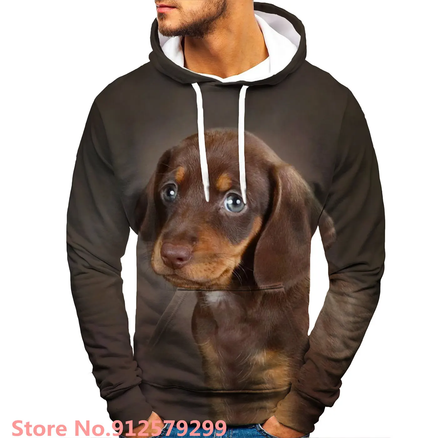 

2022 New Men's Dog Hoodies Sweatshirts Animal Hoodie Men Sweatshirt Man Hoody Sweatshirts For Male Sweatshirts