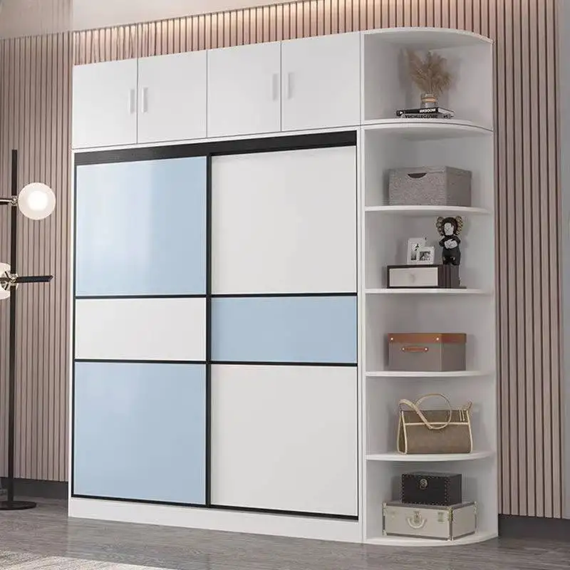 

Luxury Modern Wardrobes Cabinet Rack Nordic Drawers Space Wardrobes Clothes Adult Wooden Armadio Guardaroba Bedroom Furniture