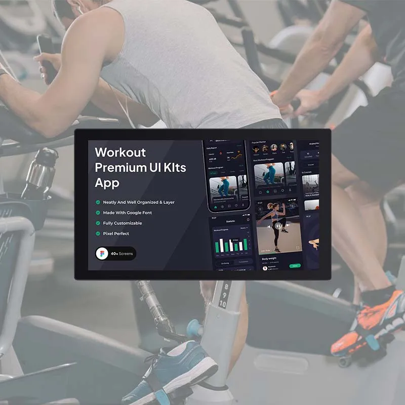 

21.5" Entry-Level Android Tablet RK3566 1920x1080 USB/WiFi Plastic Housing Gym Class Schedule