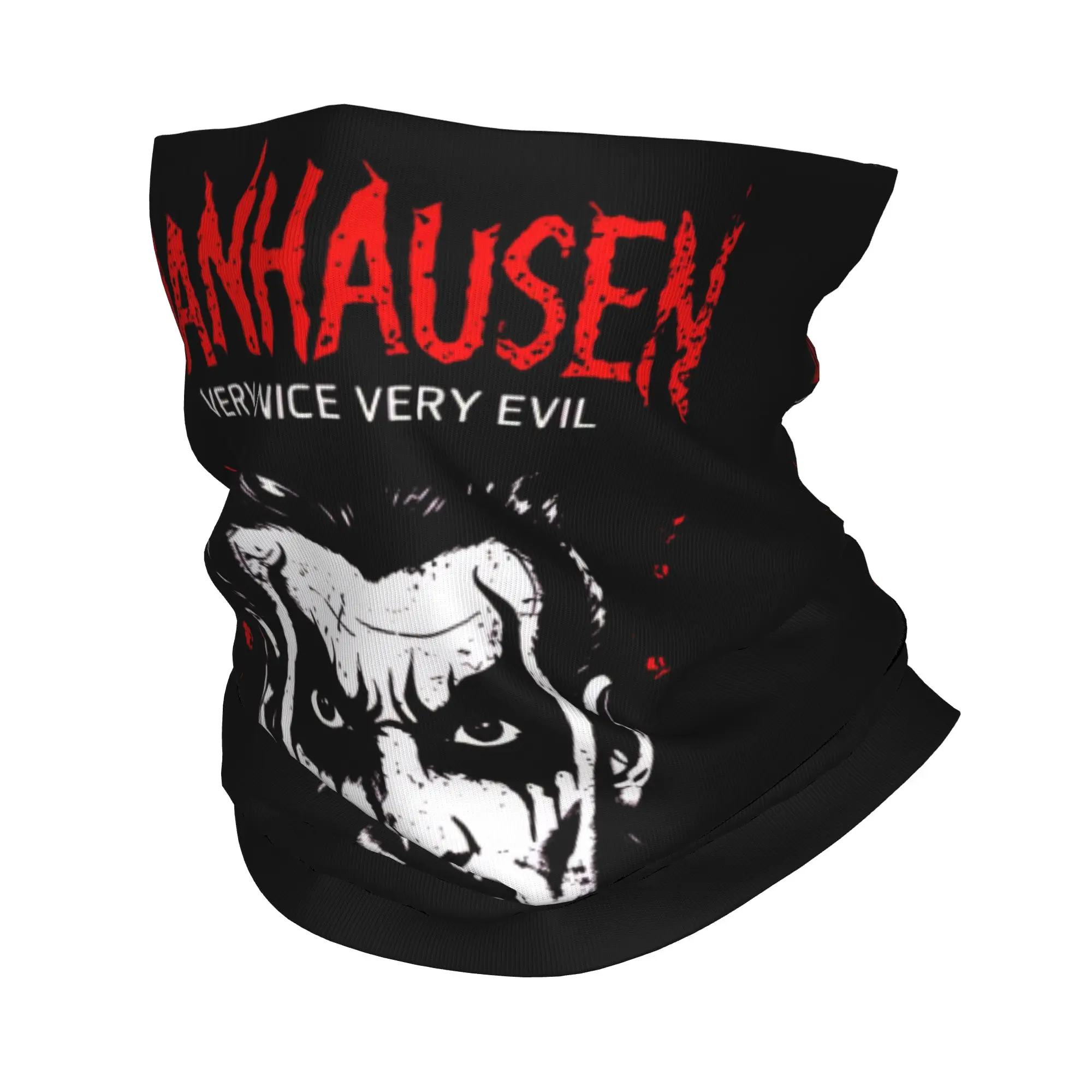 

Многофункциональная бандана-маска Danhausen Very Nice Very Evil с принтом, теплая маска для лица, шарф для походов, унисекс, для взрослых, на все сезоны