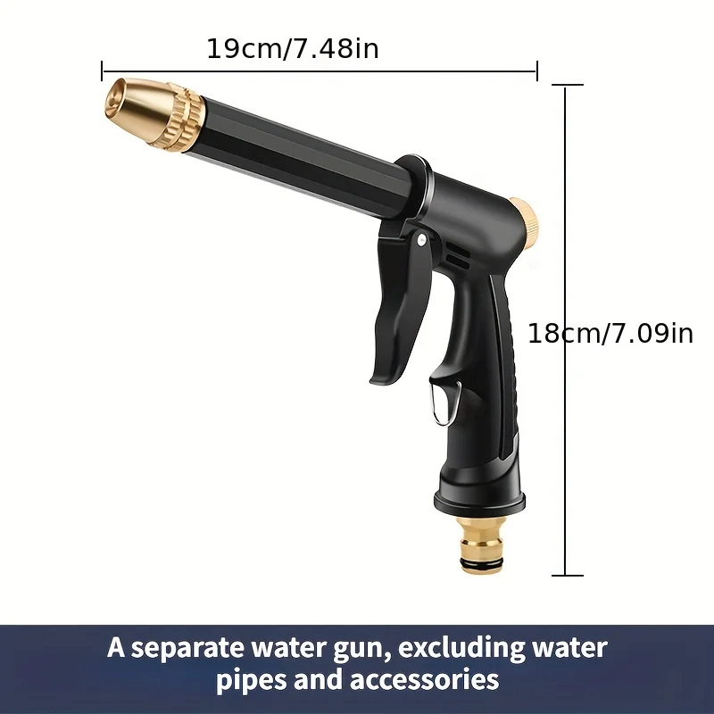 High Pressure Washer Gun Patterns Car Wash Machine Garden Watering Hose Nozzle Sprinkler Universal Car Washing Kit image 3