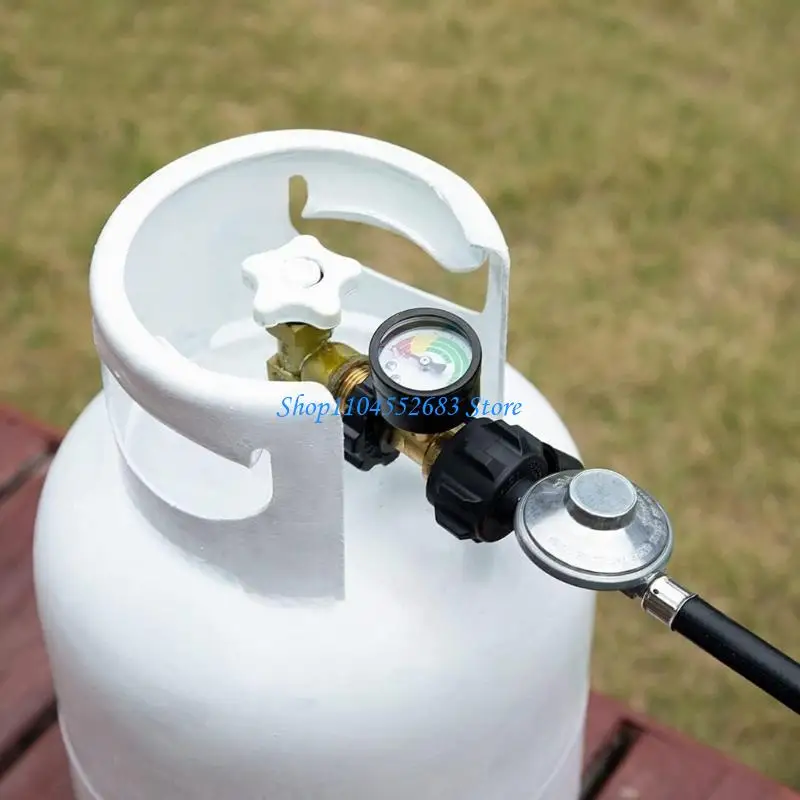

Y6GD Propane Tanks Gauge Level Easy to Install for Gas Grills Heaters and Camp Stove