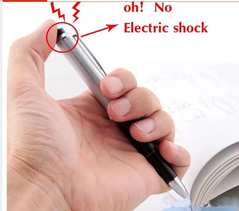 1Pcs Trick Juguetes Electric Shock Pen Toy Utility Gadget Gag Joke Funny Prank Trick Novelty Friend's Best Gift Funny Trick Toy