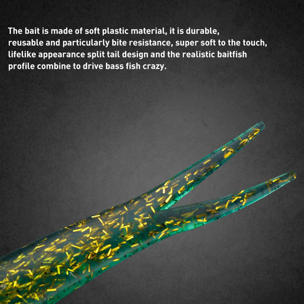 JOHNCOO 5pcs Floating 12cm 10g Drop Shot Soft Bait Fishing Lure Fishing Wobblers Leurre Souple Lure Walk the Dog Lures