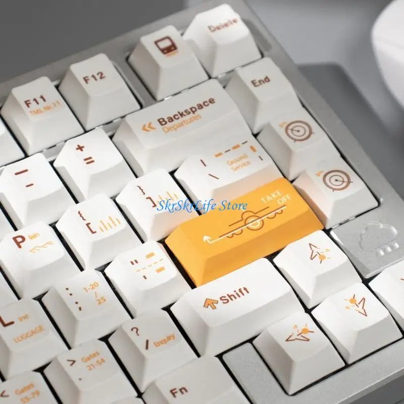 

E65E 148Keys PBT Dye Sublimation Original Height Keycap Keyboards 60 80 61/64/68/75