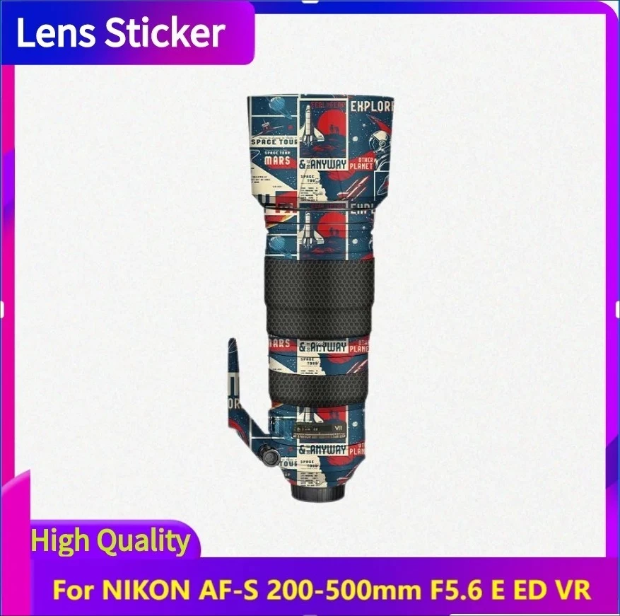 

For NIKON AF-S 200-500mm F5.6 E ED VR Lens Sticker Protective Skin Decal Film Anti-Scratch Protector Coat AF-S NIKKOR 200-500mm