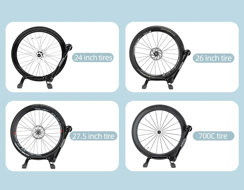 ROCKBROS Lokaler Versand Fahrradständer, Aufbewahrung, Innenbereich, Boden, Straßen- und MTB-Fahrrad-Parkständer, Fahrradständer, Zubehör – Detail 4