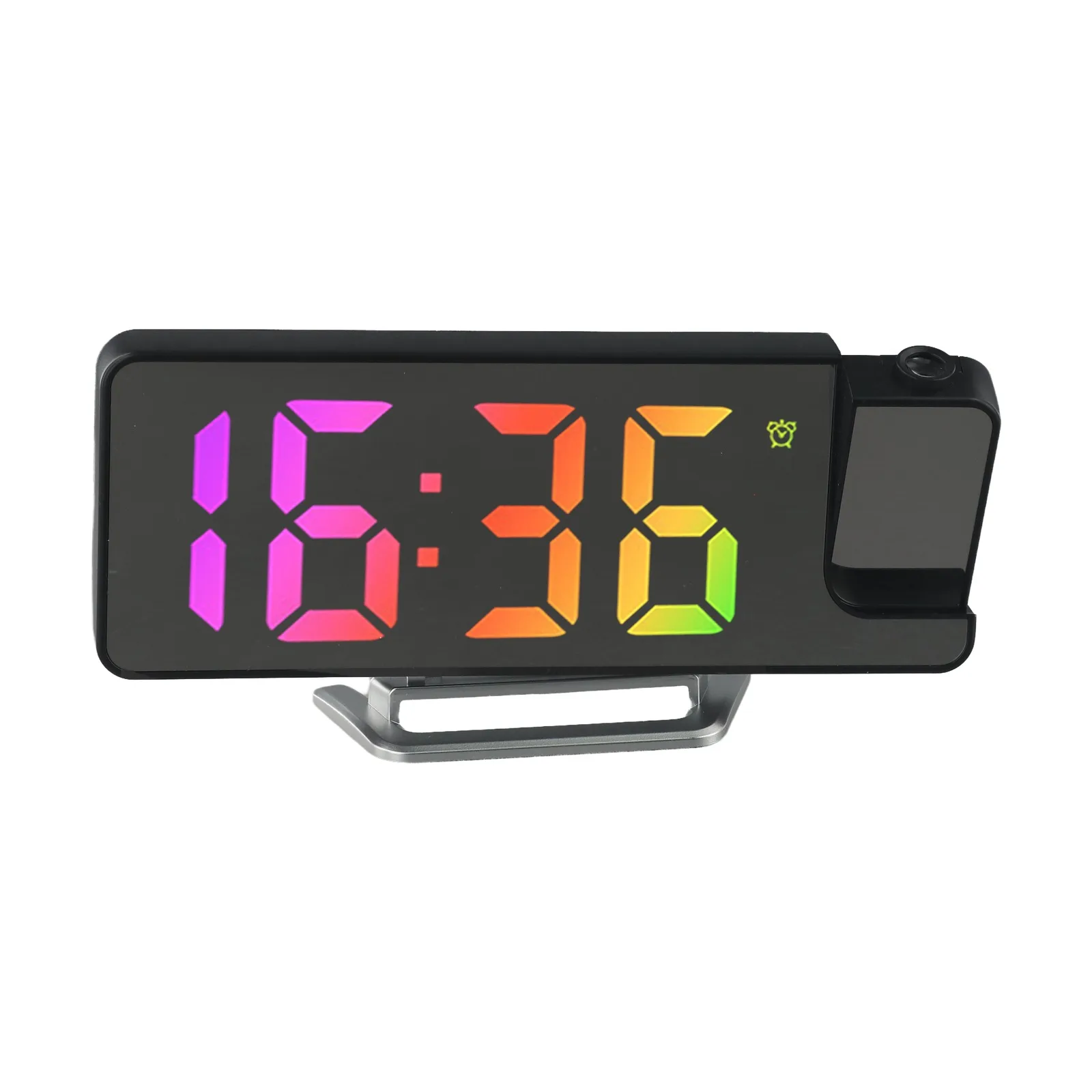 Temperature Sensitive Digital Projector Alarm featuring Customizable Viewing Angles for Optimal Readability at Night