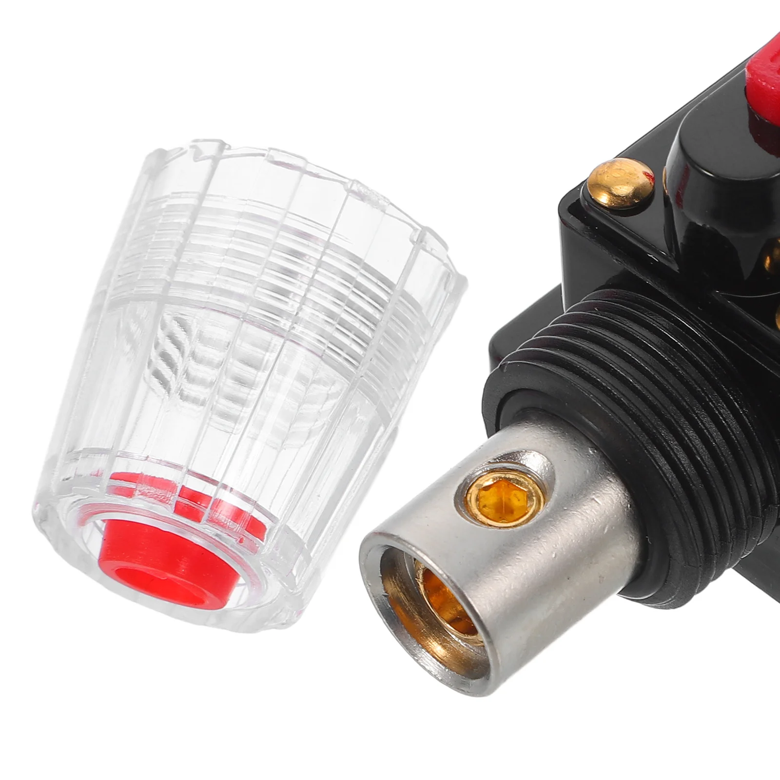 1Set دليل إعادة تعيين مضمنة فيوز قواطع 30a قطاع دارة السيارات الزائد حماية البحرية إعادة تعيين الصمامات حامل #6