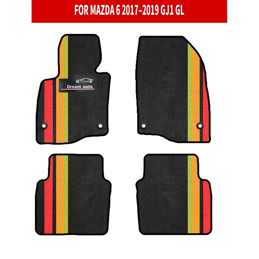 

Custom Car Floor Mats For Mazda 6 2017–2019 GJ1 GL Waterproof Auto Carpets Foot Coche Accessorie