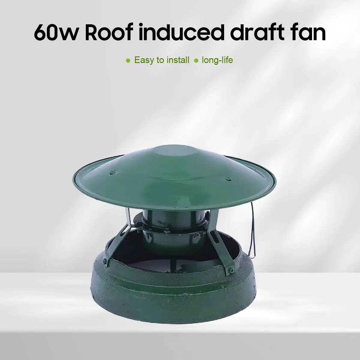 المدخنة المدنية المستحثة مشروع مروحة الحديد مدخنة العادم صب آلة الدخان العادم مروحة تهوية الاستخدام المنزلي 60 واط