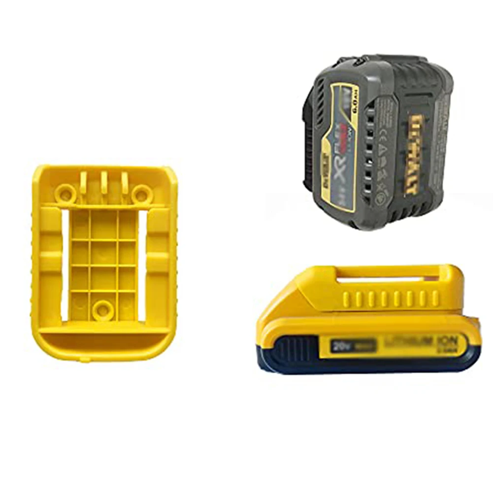 

Battery Holders For Dewalt 20V Mount Dock Fit For 20V 60V For EX DCB200 DCB201 With Screws Kit Plastic Mounting Base Bracket