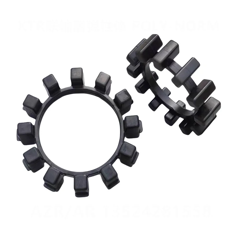1PCS 고무 열두각 커플링 완충 패드 커플링 엘라스틱 패드 플럼 블로섬 패드 충격 흡수 기계 부품 OD 85-183mm