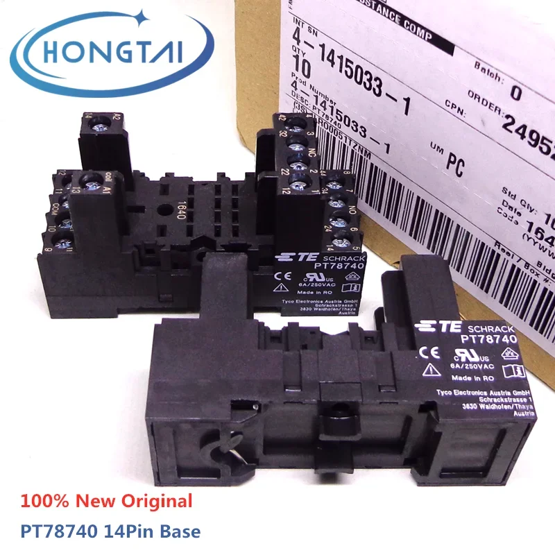 

5PCs PT78740 14 Pin Base PT78740 Relay Base Free Shipping