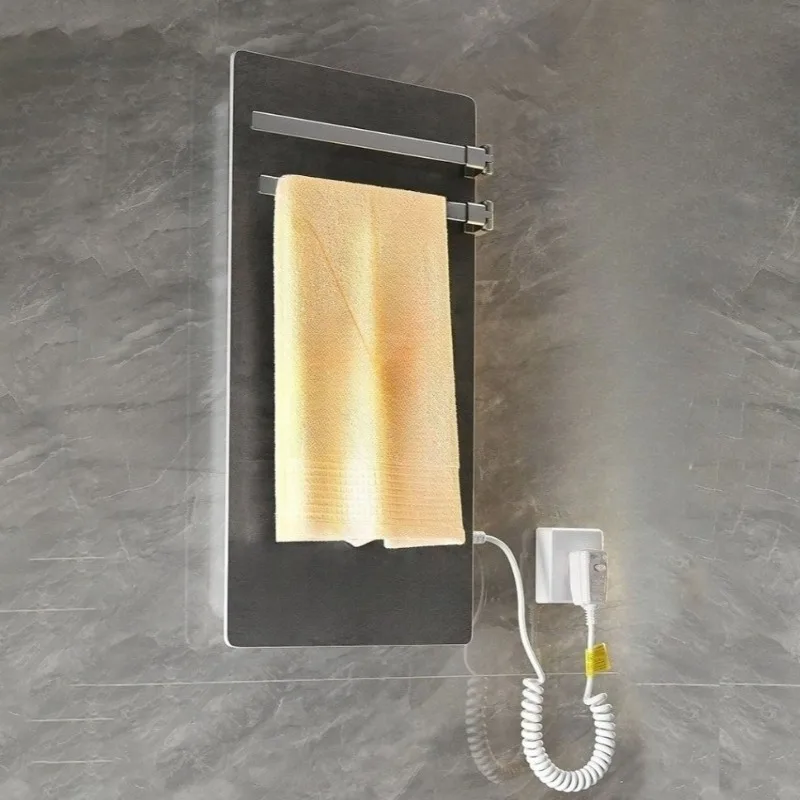 

Electric Heated Towel Rail Bathroom Practical Storage Thermostatic Drying Towel Warmer Heating Cloth Bathroom Accessories