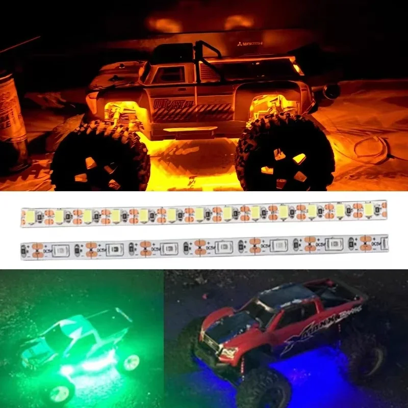 

LED strip lamp beads are suitable for 1/10 1/8 RC Crawler Car Traxxas RC4WD TRX4 Axial SCX10 D90 T01 HSP HPI DIY modification