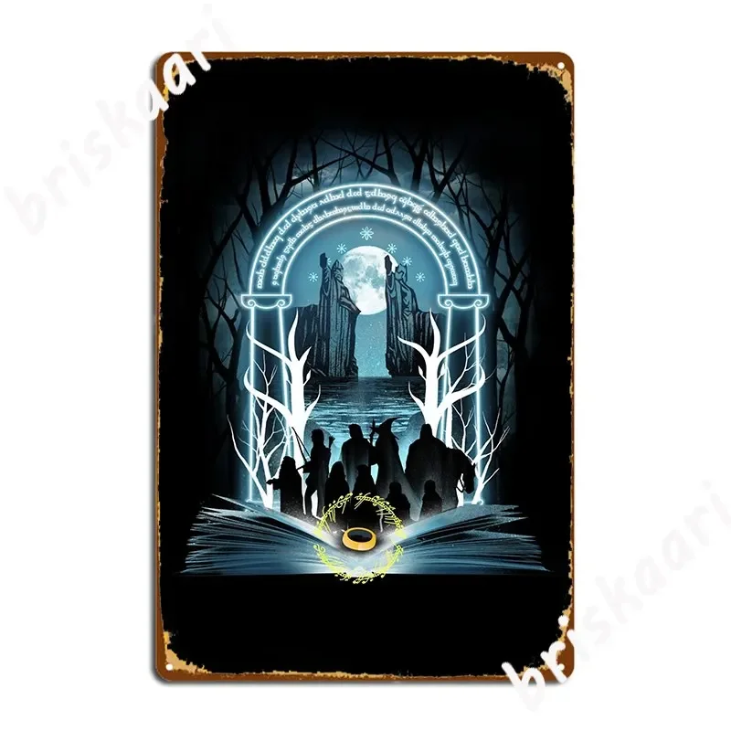 Book Of Fellowship Metal Plaque Poster Classic Plaques Kitchen Cinema Living Room Tin Sign Poster