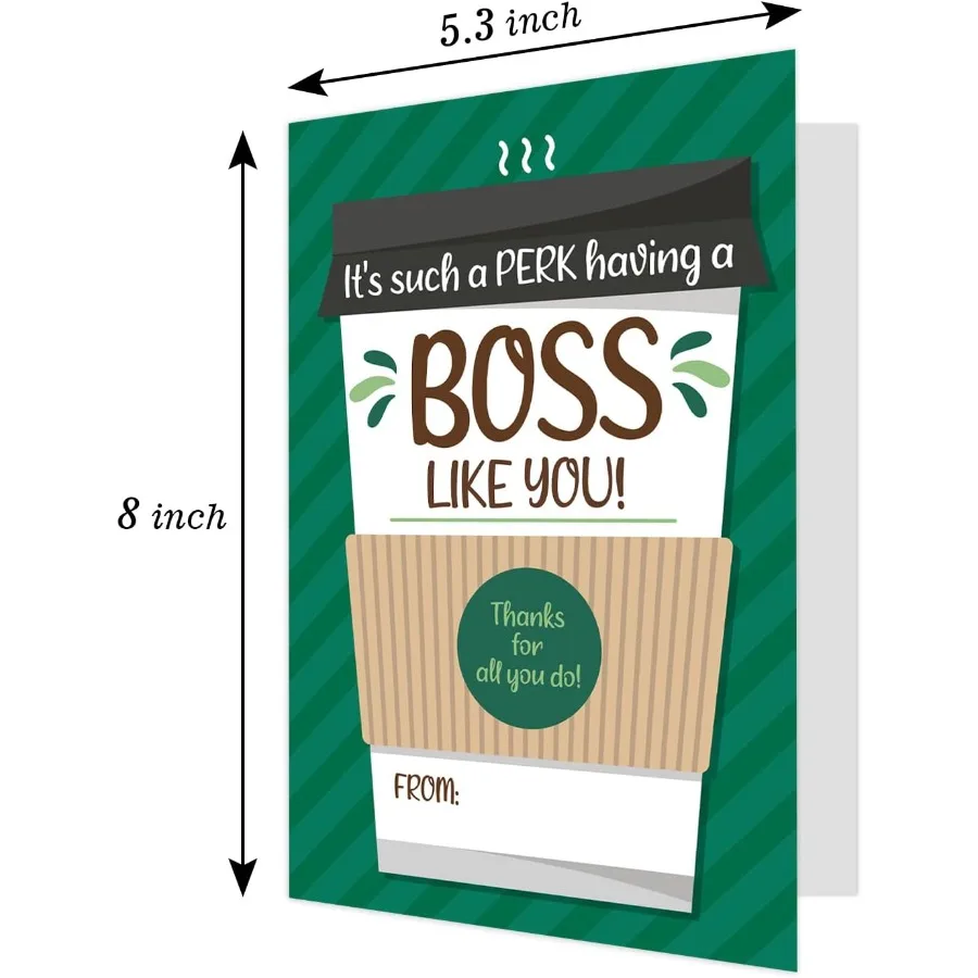 مضحك بوس بطاقة يوم هدايا للرئيس النساء الرجال لطيف بوس بطاقة يوم له بطاقة عيد ميلاد رئيسها بوس بطاقة تقدير بوس f #2