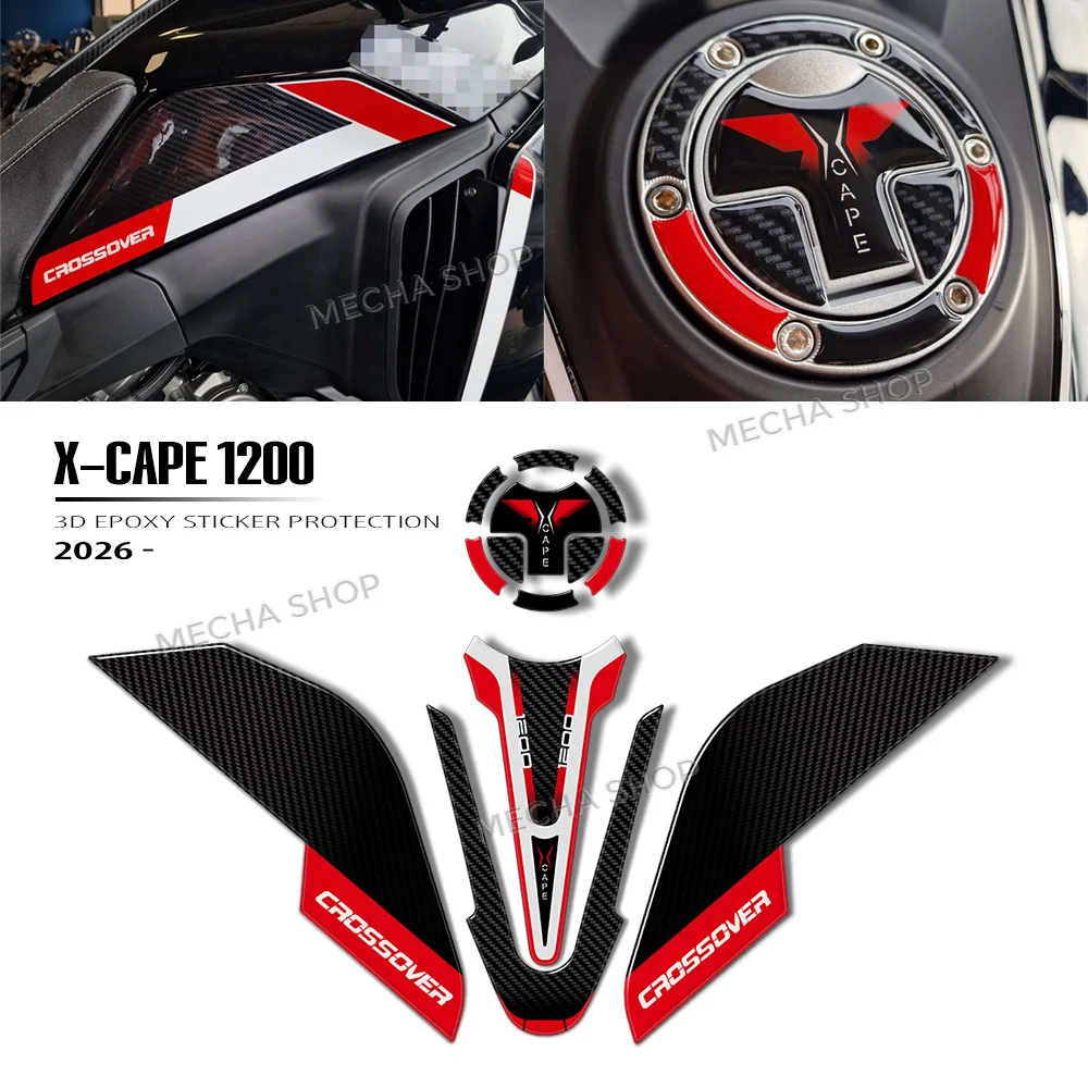 

3D наклейки для мотоциклов, защитные наклейки на бак для Moto Morini X-Cape 1200 2026