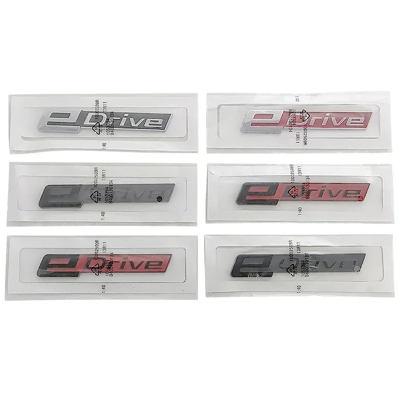 ABS Car Letter Sticker Rear Trunk Decals for BMW eDrive Letters X1 X2 X4 E36 E46 E90 F34 F35 G20 G21 G60 G68 F15 G05 U06 E30 E91