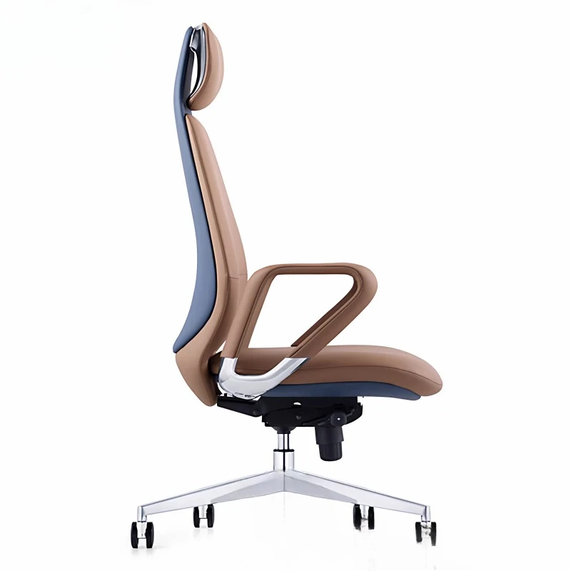 Computer chair Home comfortable sedentary boss cowhide office chair