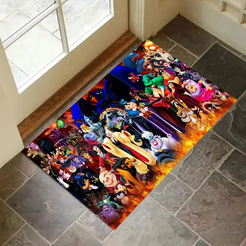 1PC Explore The Best Disney Floor Mat Home Bedroom Kitchen Non-slip Floor Rug, Absorbent Anti-fouling Door Mats