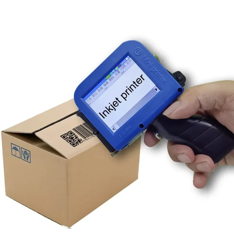 Hand‑Held Inkjet Printer for Manufacturing Expiry‑Date Barcode QR Code Batch Number Printing on Egg Food Packaging