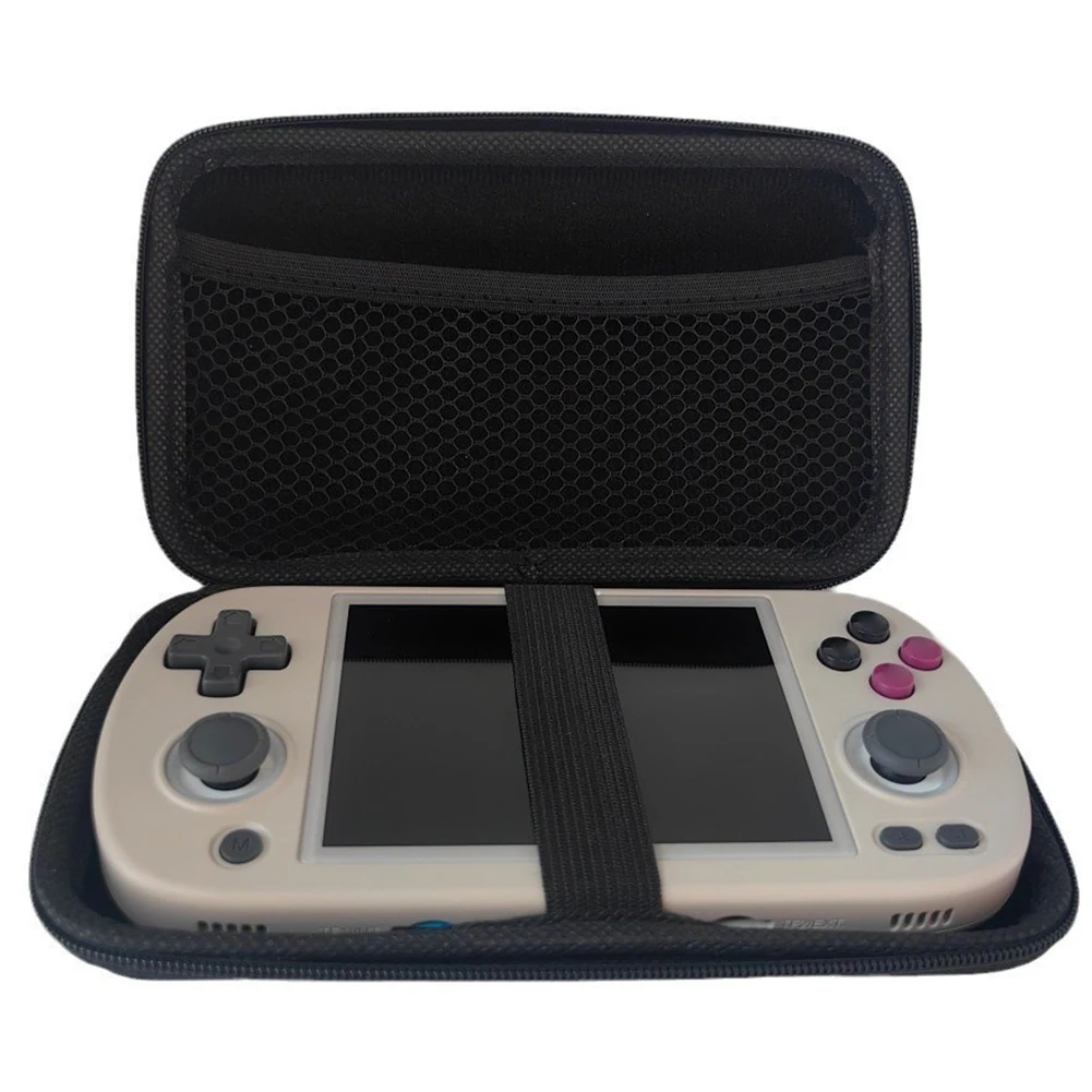 Travel Protective Case with Mesh Pocket Protective Bag Shockproof Travel Carrying Bag for Anbernic RG40XXV/RG40XXH/RGB20SX/RGB30